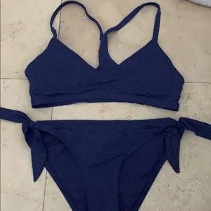 Blue bikini